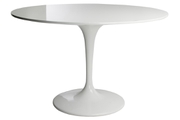 Стол Eero Saarinen Style Tulip Table MDF белый D120