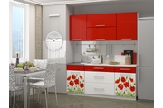 Кухонный гарнитур Маки 1,8 красный