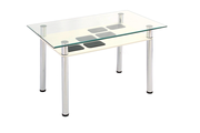 Обеденный стеклянный стол 3.0